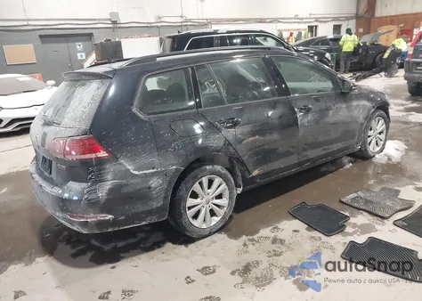 2019 Volkswagen Golf Sportwagen 1.8T S from USA, damaged, VIN 3VW117AU3KM507807